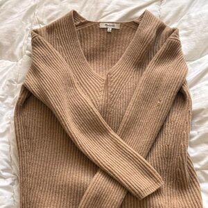 MADEWELL TAN BEIGE SWEATER